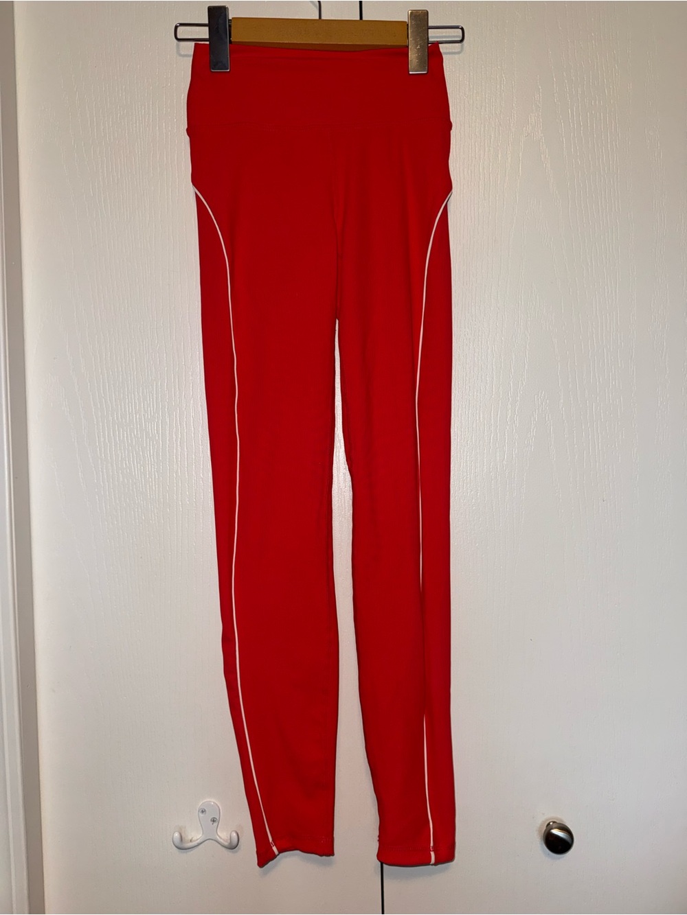 Wilo The Label Brand New Ribbed Scoop Crop Leggings